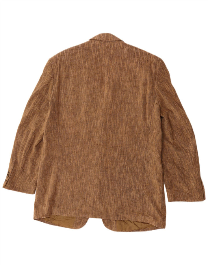 Marks & Spencer Herre 3-knaps blazerjakke UK 38 Medium Brown Flecked