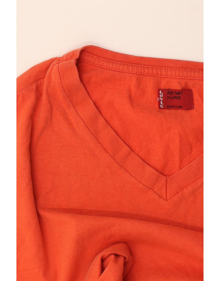 Levi's Herre T-Shirt Top XL Orange