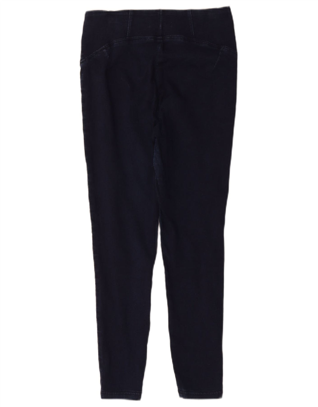 Marks & Spencer Dame Cropped Trousers UK 12 Medium W28 L24 Navy Blue