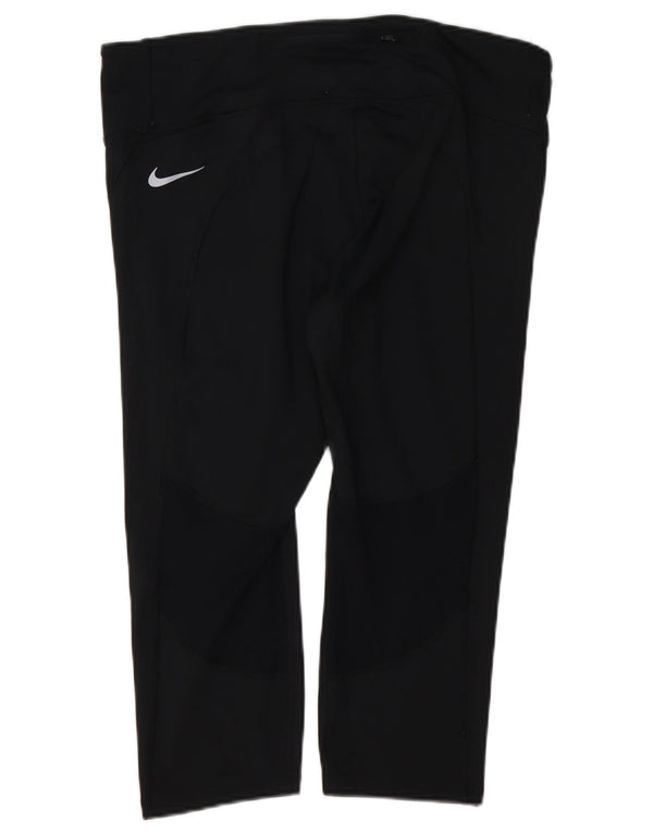 Nike Dame Dri Fit Capri Leggings UK 18 XL Sort