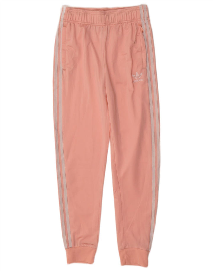 ADIDAS Piger træningsdragt Bukser Joggers 12-13 år Pink Polyester