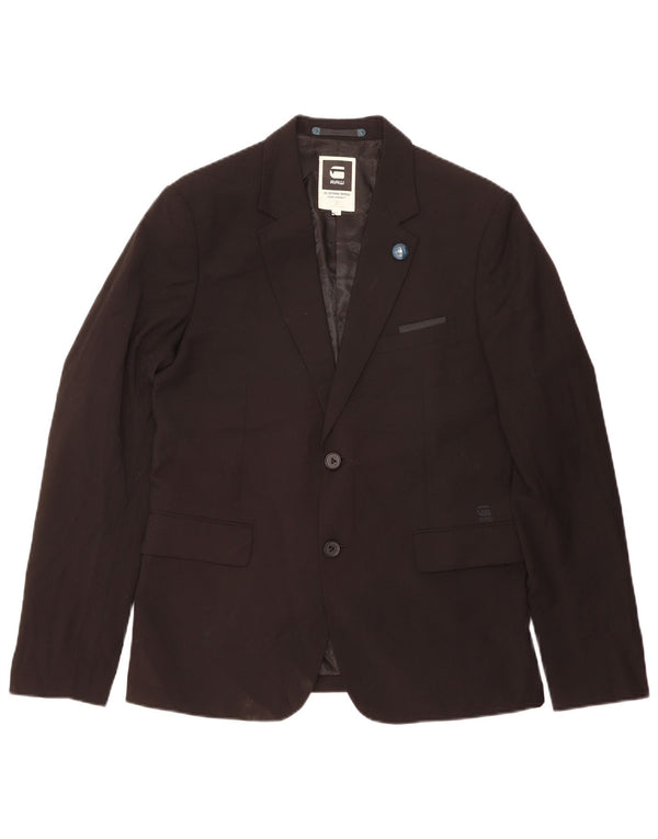 G-Star Herre 2-knaps blazerjakke IT 52 XL Sort Polyester