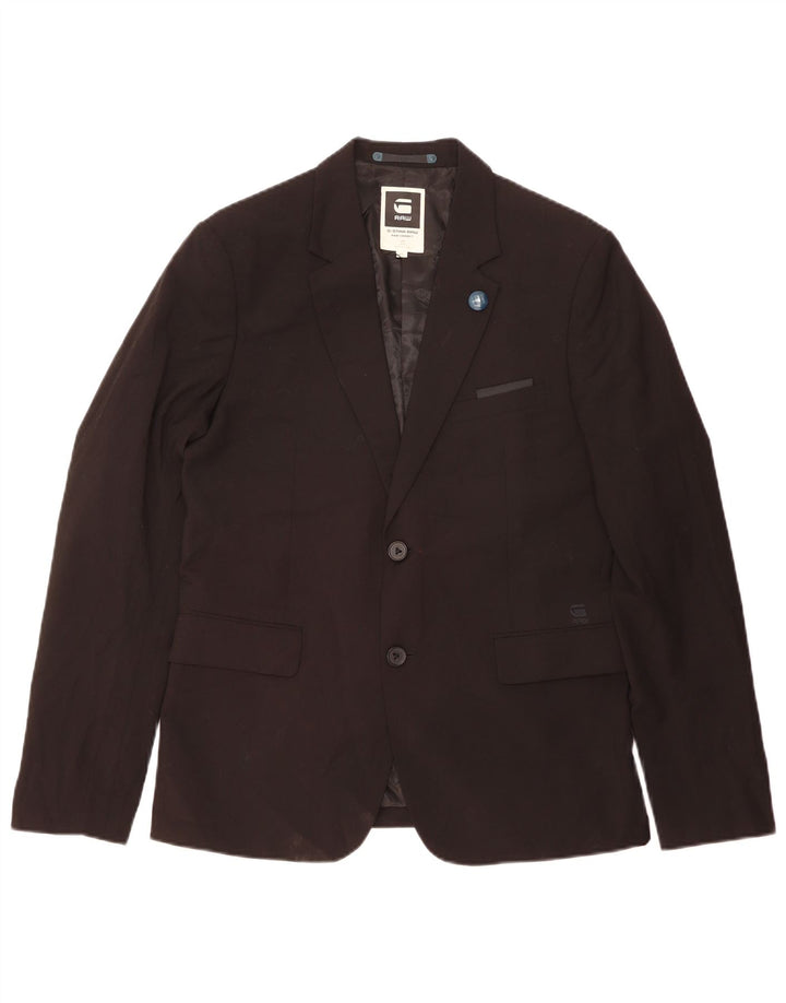 G-Star Herre 2-knaps blazerjakke IT 52 XL Sort Polyester