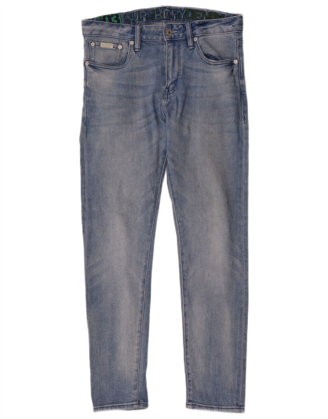 Superdry Slim Jeans til mænd W30 L30 blå bomuld