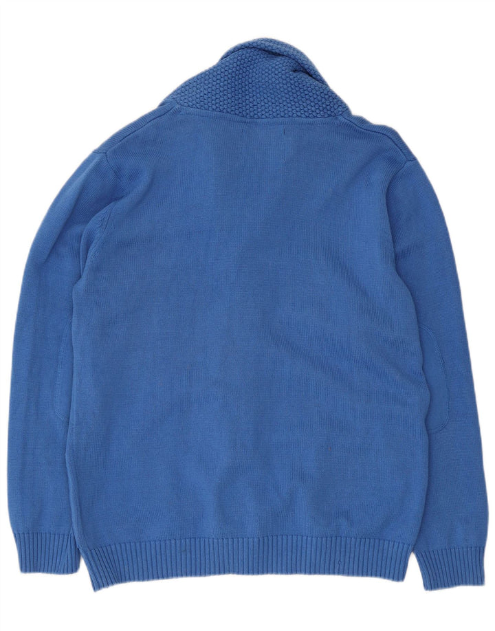 Jack & Jones Herre Cardigan Sweater Stor Blå Bomuld