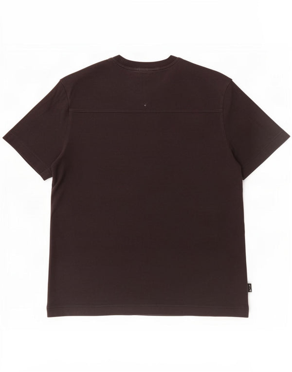 Calvin Klein Herre Grafisk T-Shirt Top 2XL Sort Bomuld