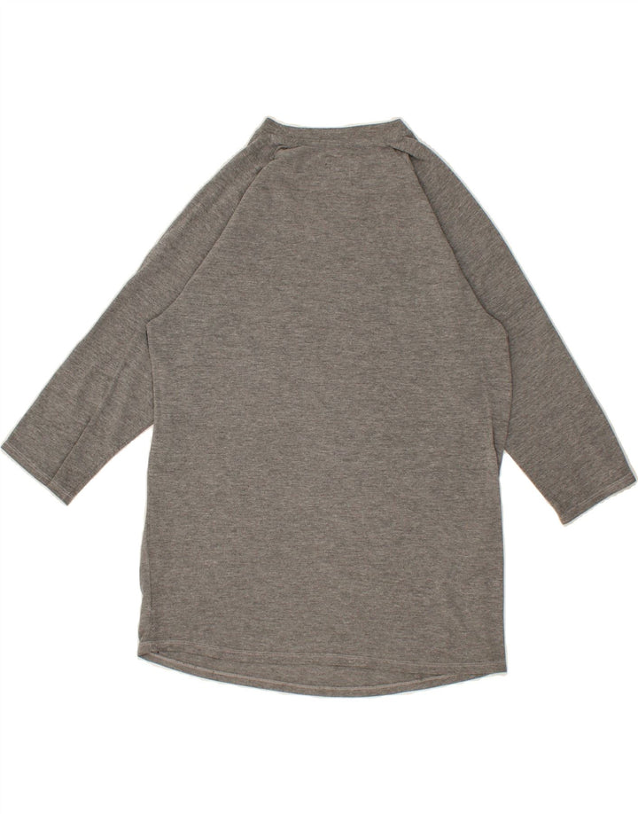 VANS Mens Graphic Top 3/4 Sleeve Small Grey Striped Vintage Vans and Second-Hand Vans from Messina Hembry 