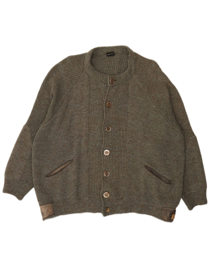 Vintage herre cardigan sweater 2XL Khaki