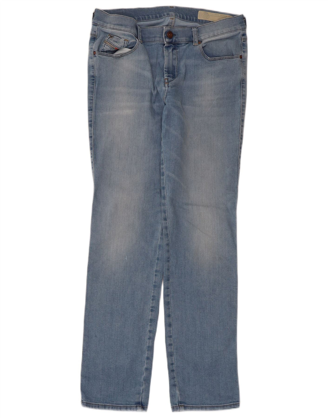 Diesel Herre Sandy Regular Slim Straight Jeans W30 L32 Blå Bomuld