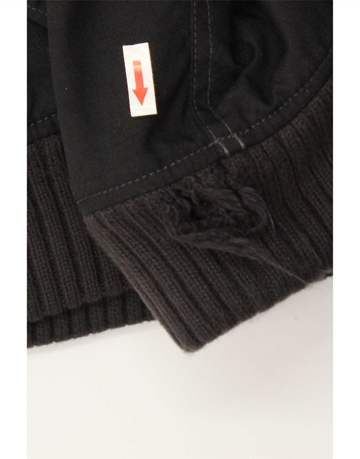 Woolrich Herre hættepolstret bomberjakke UK 42 XL Sort