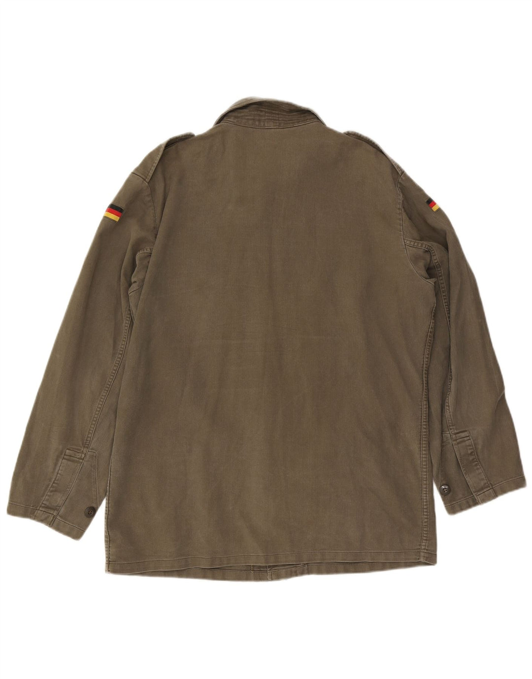 Vintage Herre Military Jacket UK 40 Large Green Army