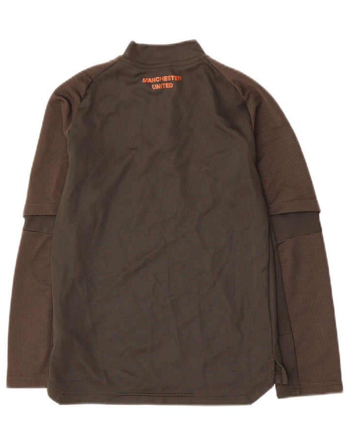 Adidas Boys Grafisk Pullover Træningsdragt Top 7-8 år Grøn