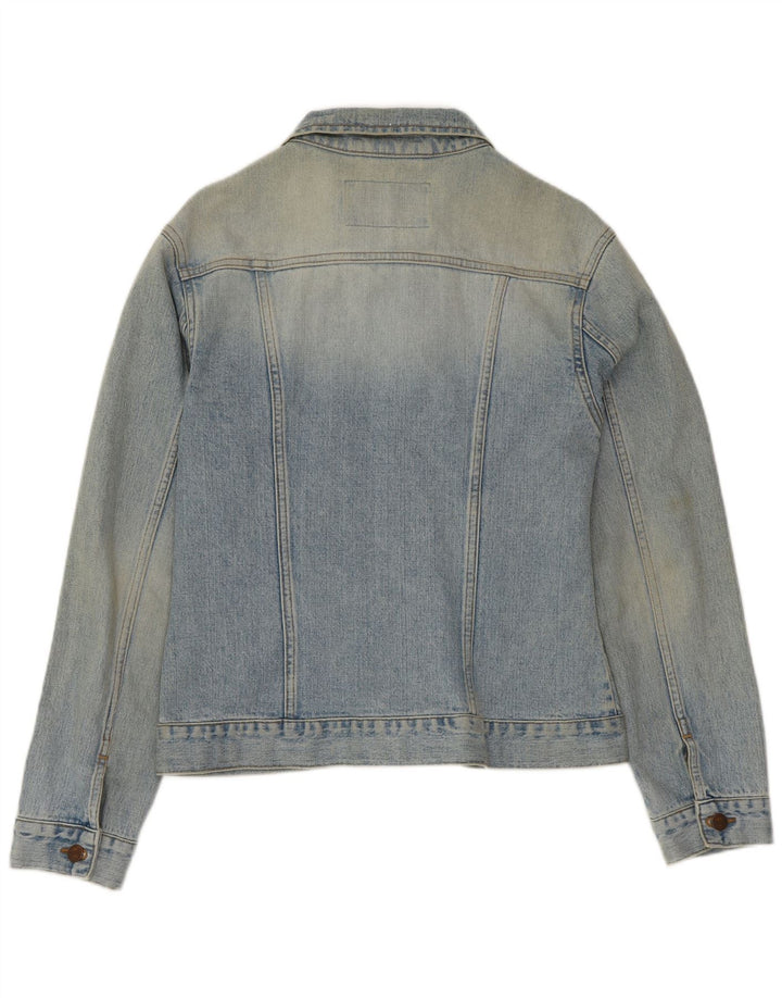 WRANGLER Dame denimjakke UK 18 XL Blå Bomuld