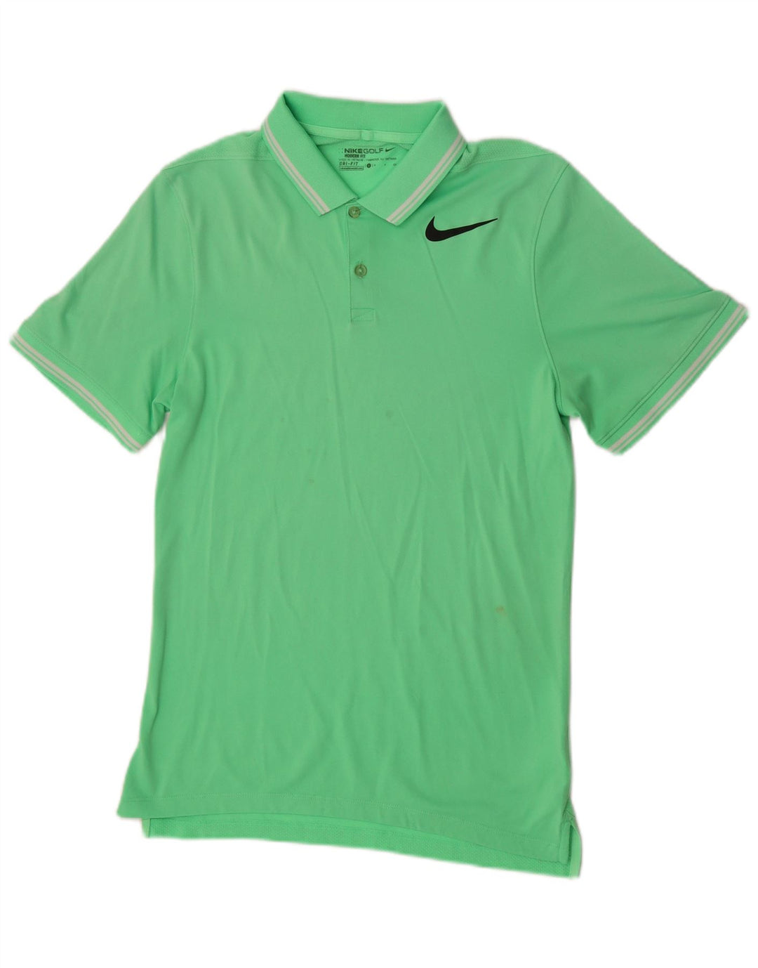 Nike Polo Shirt til mænd Lille grøn polyester Sports