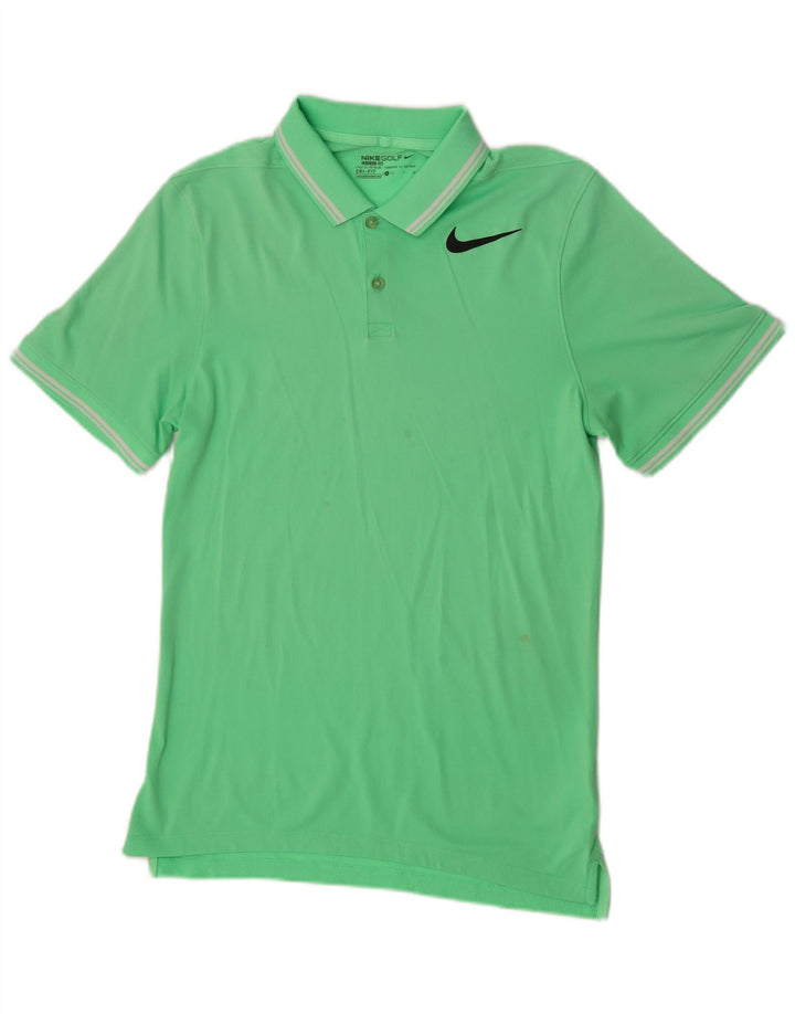 Nike Polo Shirt til mænd Lille grøn polyester Sports