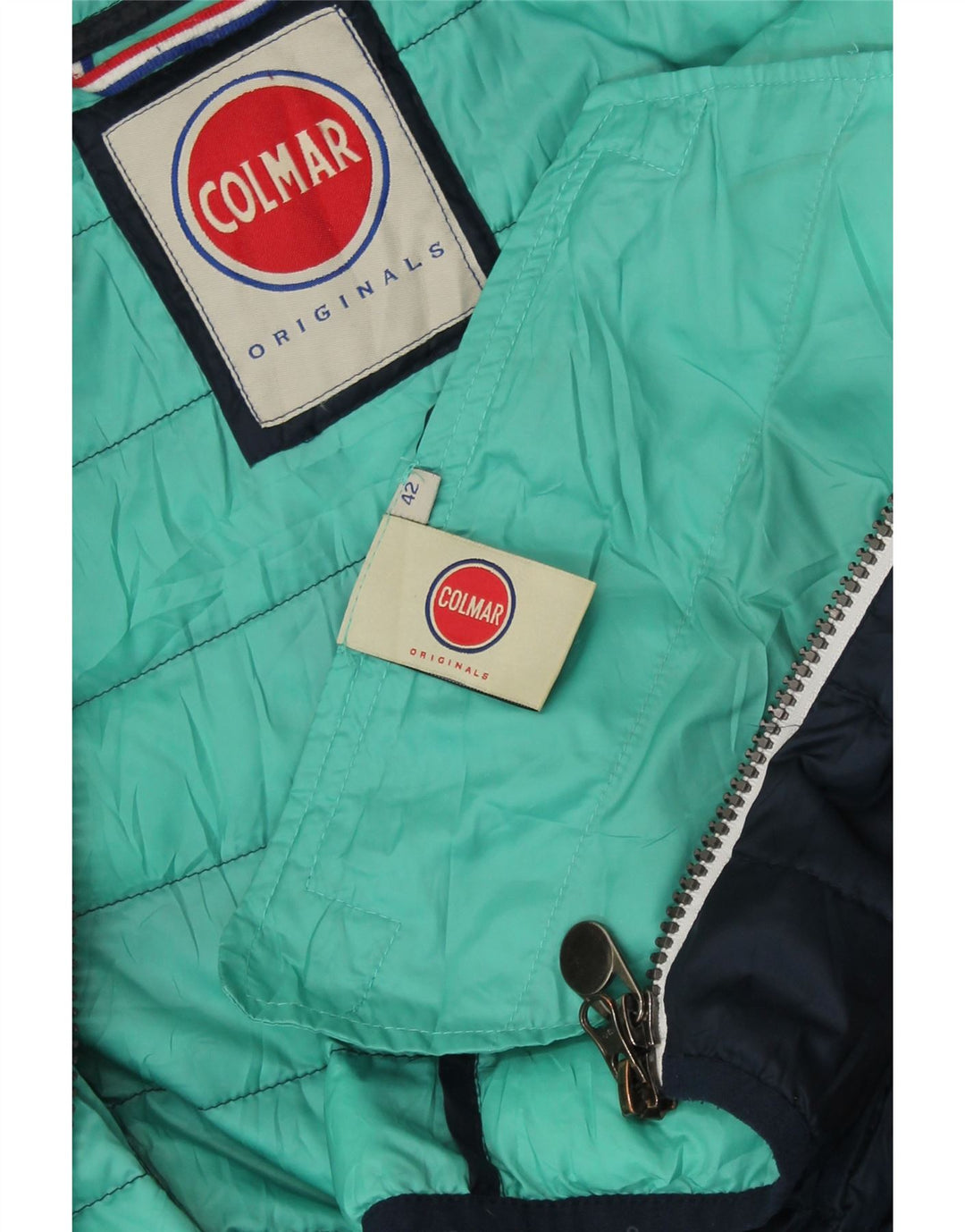 COLMAR Polstret hættejakke til kvinder IT 42 Medium Navy Blue