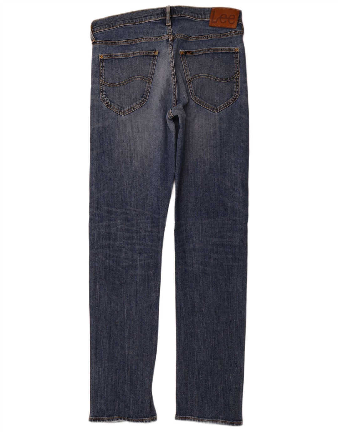 Lee Mens Daren Straight Jeans W32 L34 Blå Bomuld