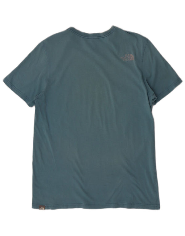 The North Face Herre Grafisk T-Shirt Top Medium Blue