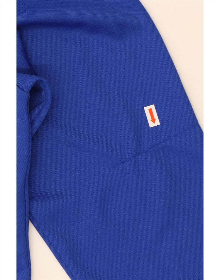 ADIDAS Mens Climalite Graphic Pullover Tracksuit Top UK 40/42 Medium Blue Vintage Adidas and Second-Hand Adidas from Messina Hembry 