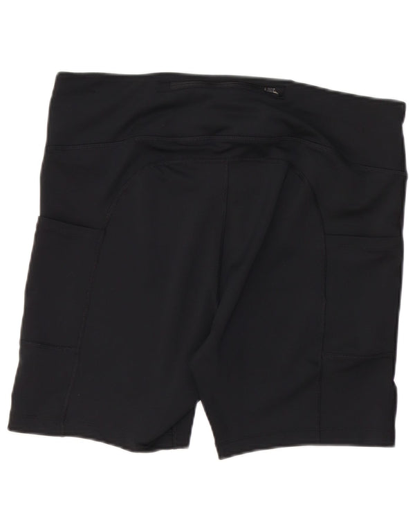 Nike Dame Dri Fit sportsshorts UK 18 XL sort polyester