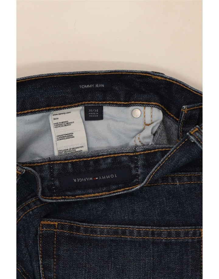 Tommy Hilfiger Straight Jeans til mænd W38 L34 Marineblå Bomuld