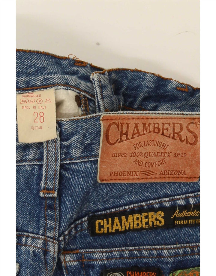 Chambers Straight Jeans til mænd W28 L30 blå bomuld