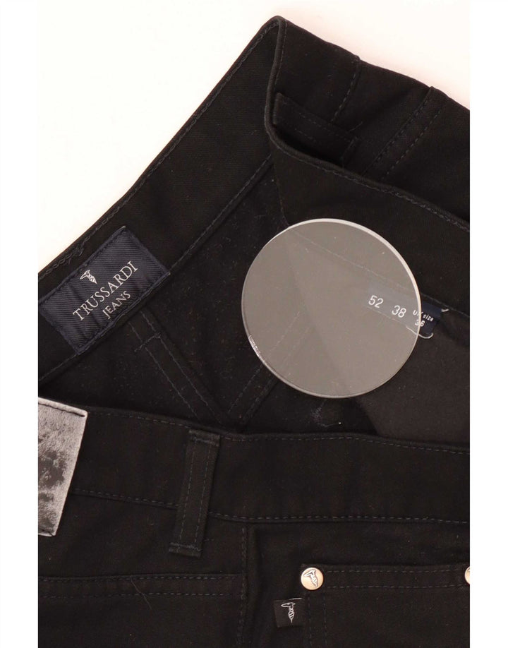 Trussardi Straight Jeans til mænd W36 L29 Sort