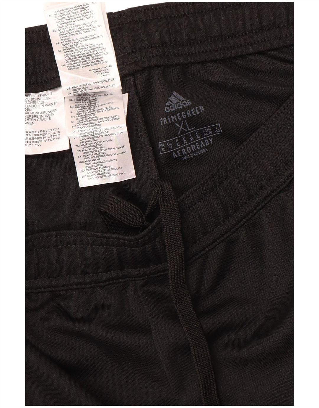 Adidas Aeroready træningsdragt bukser til mænd XL sort polyester