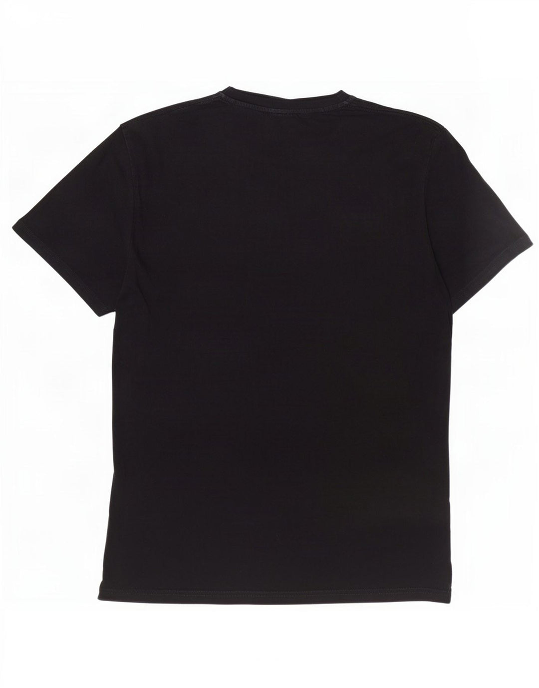 Ellesse Herre Grafisk T-Shirt Top Stor Sort Bomuld