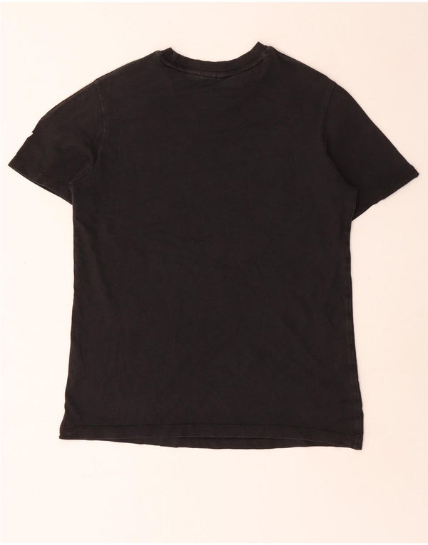 Adidas Dame Grafisk T-Shirt Top UK 10 Lille Sort