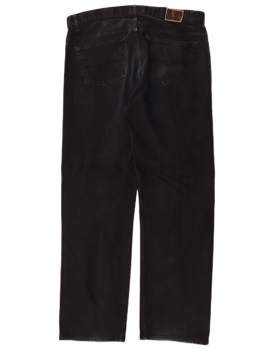Marks & Spencer Herre Blue Harbor Straight Jeans W36 L31 Sort Bomuld