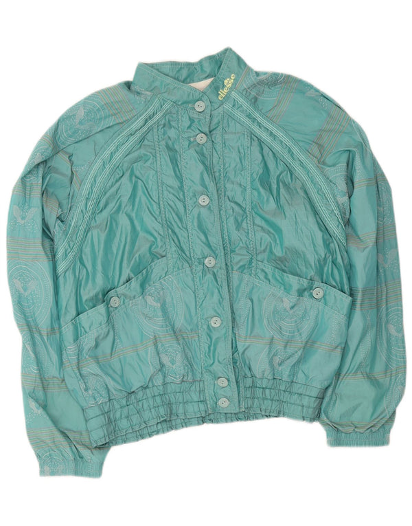 Ellesse Dame træningsdragt Topjakke IT 44 Medium Grøn Paisley Bomuld