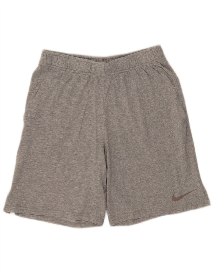 Nike Herre Dri Fit Sportshorts Små grå Flecked Bomuld
