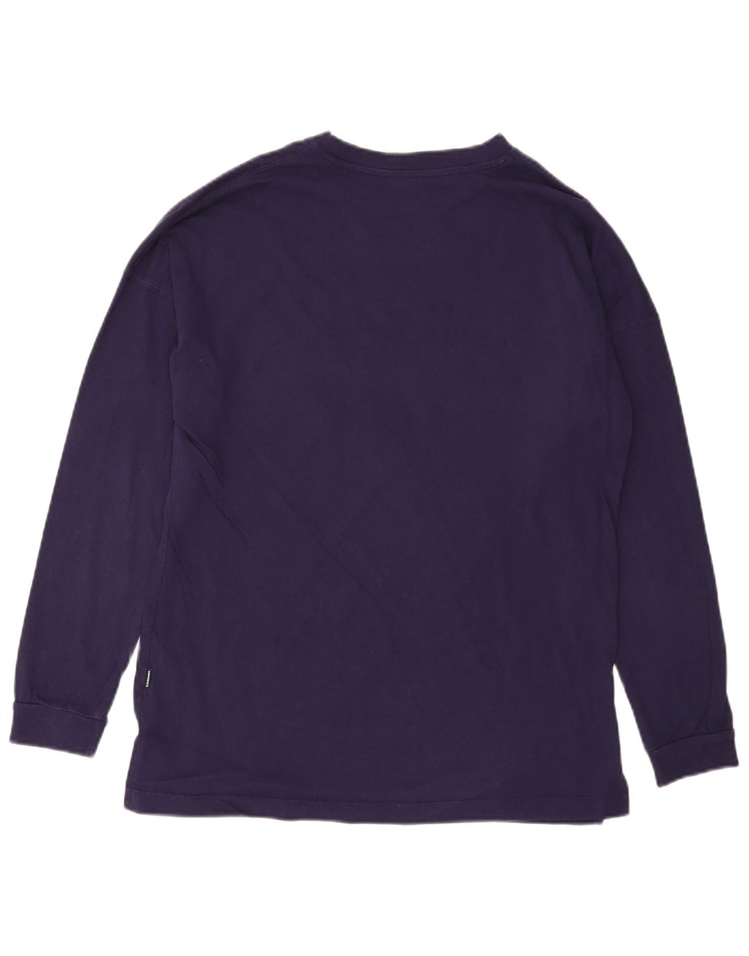 CONVERSE Dametop Langærmet UK 14 Medium Lilla Bomuld