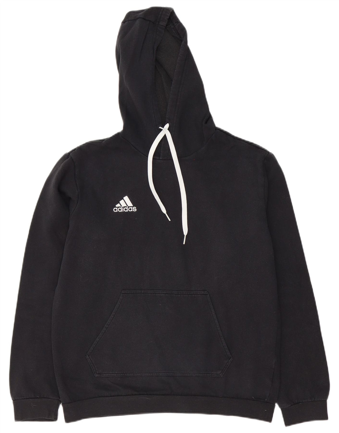 Adidas Herre hættetrøje Jumper Medium Sort Bomuld