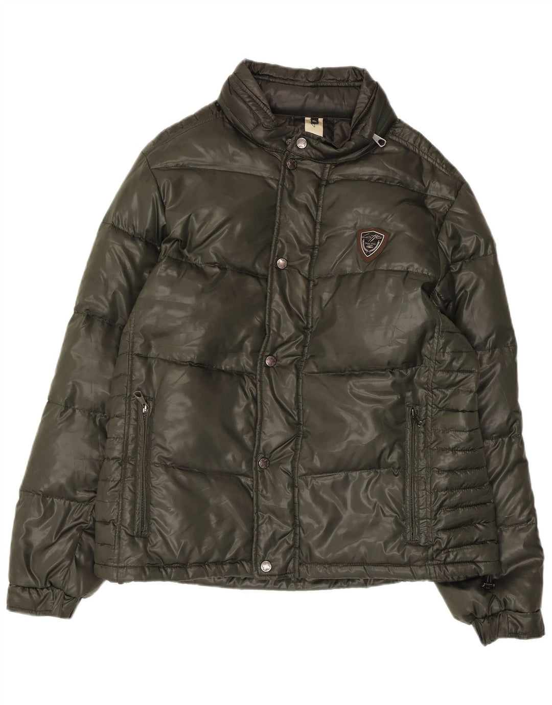 Lotto Dame Hætte Polstret Jakke UK 18 XL Khaki Polyamid