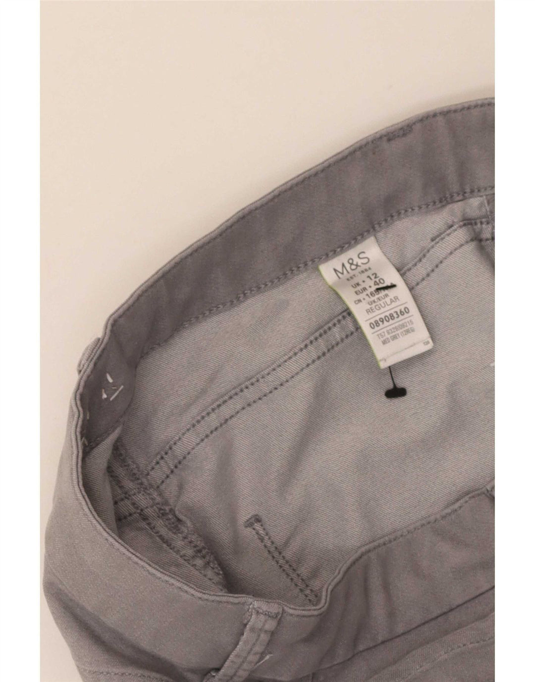 Marks & Spencer Dame Jegging Casual Bukser UK 12 Medium W28 L29 Grå