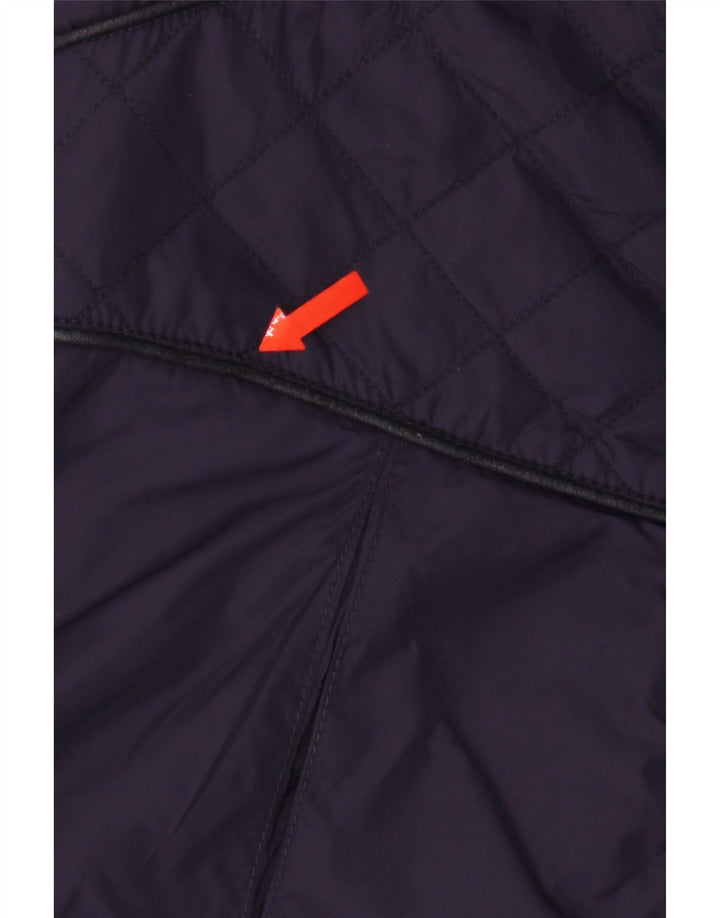 Zara Dame Polstret Jakke UK 10 Lille Lilla