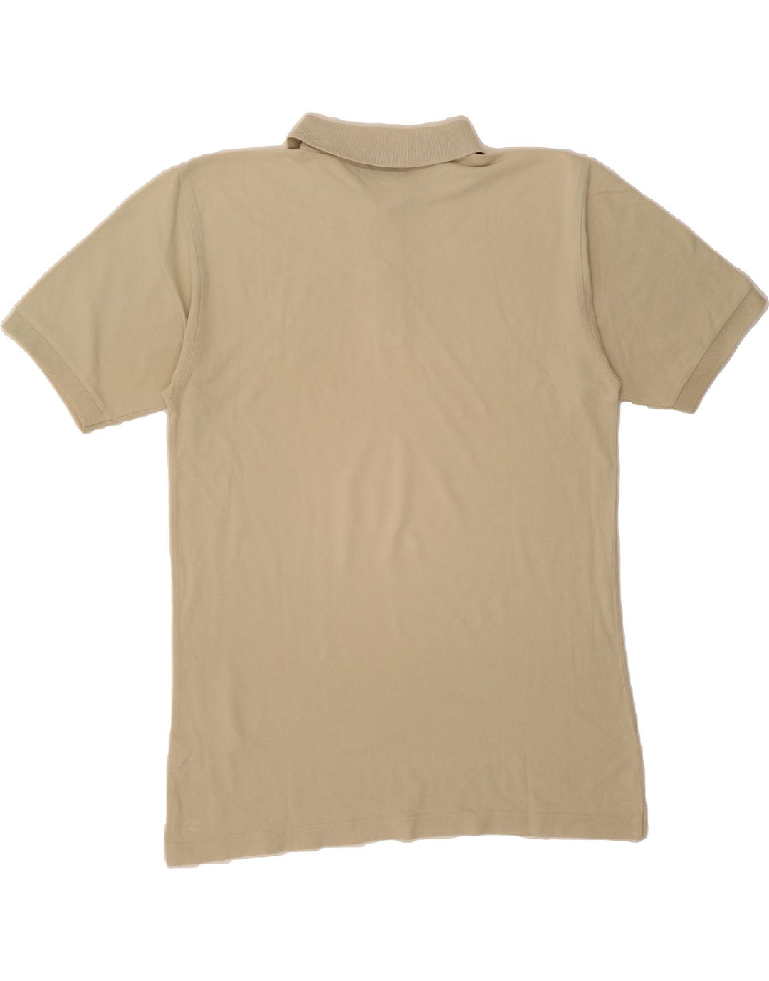 TRUSSARDI Mens Polo Shirt Large Beige Cotton Vintage Trussardi and Second-Hand Trussardi from Messina Hembry 