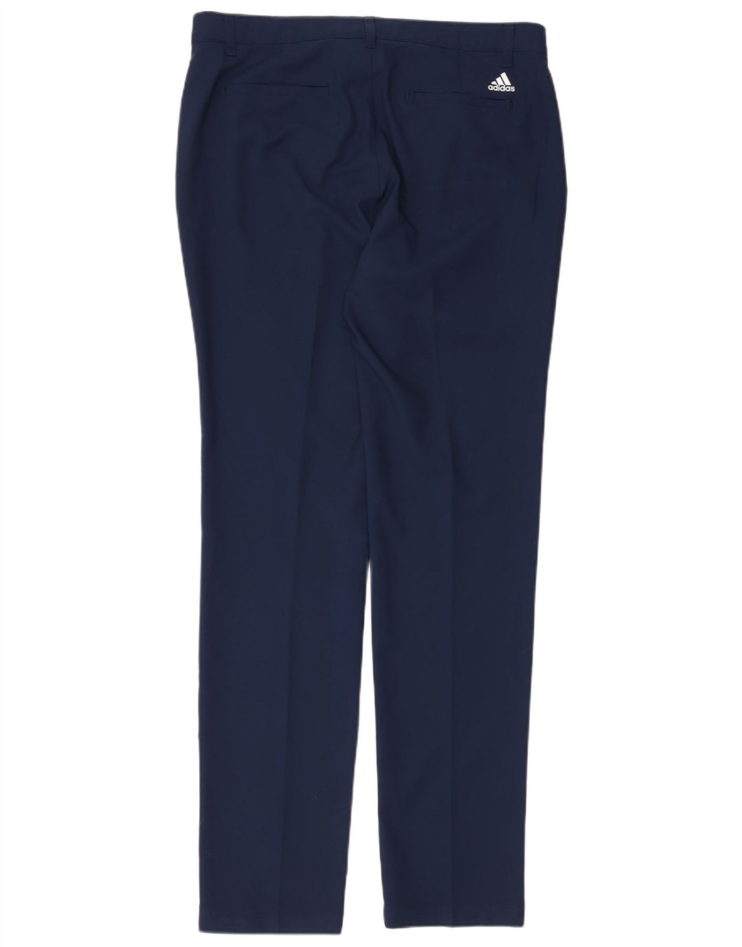 Adidas Slim Chino-bukser til mænd W34 L34 Marineblå polyester