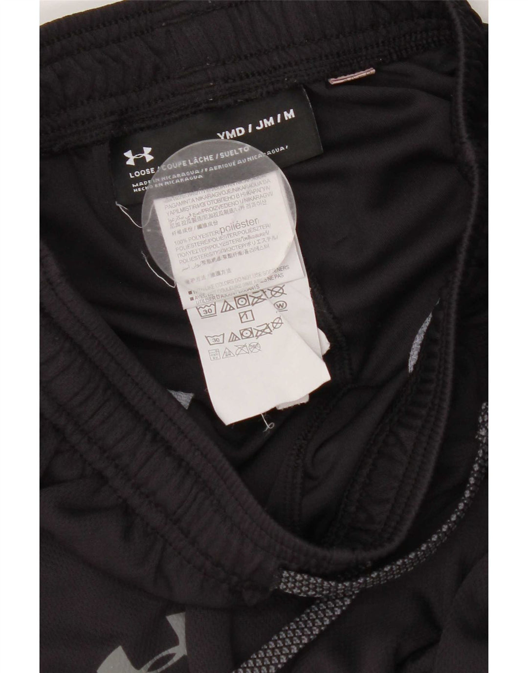 Under Armour Boys Loose Fit træningsdragt bukser 9-10 år Medium Sort
