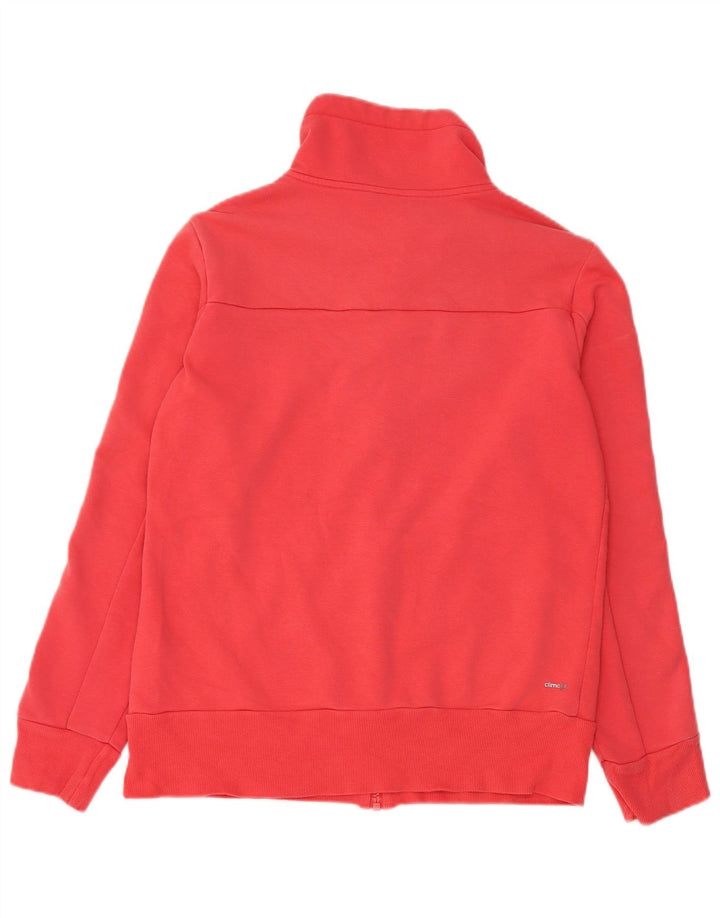 Adidas Dame Climalite Træningsdragt Topjakke UK 12/14 Medium Rød