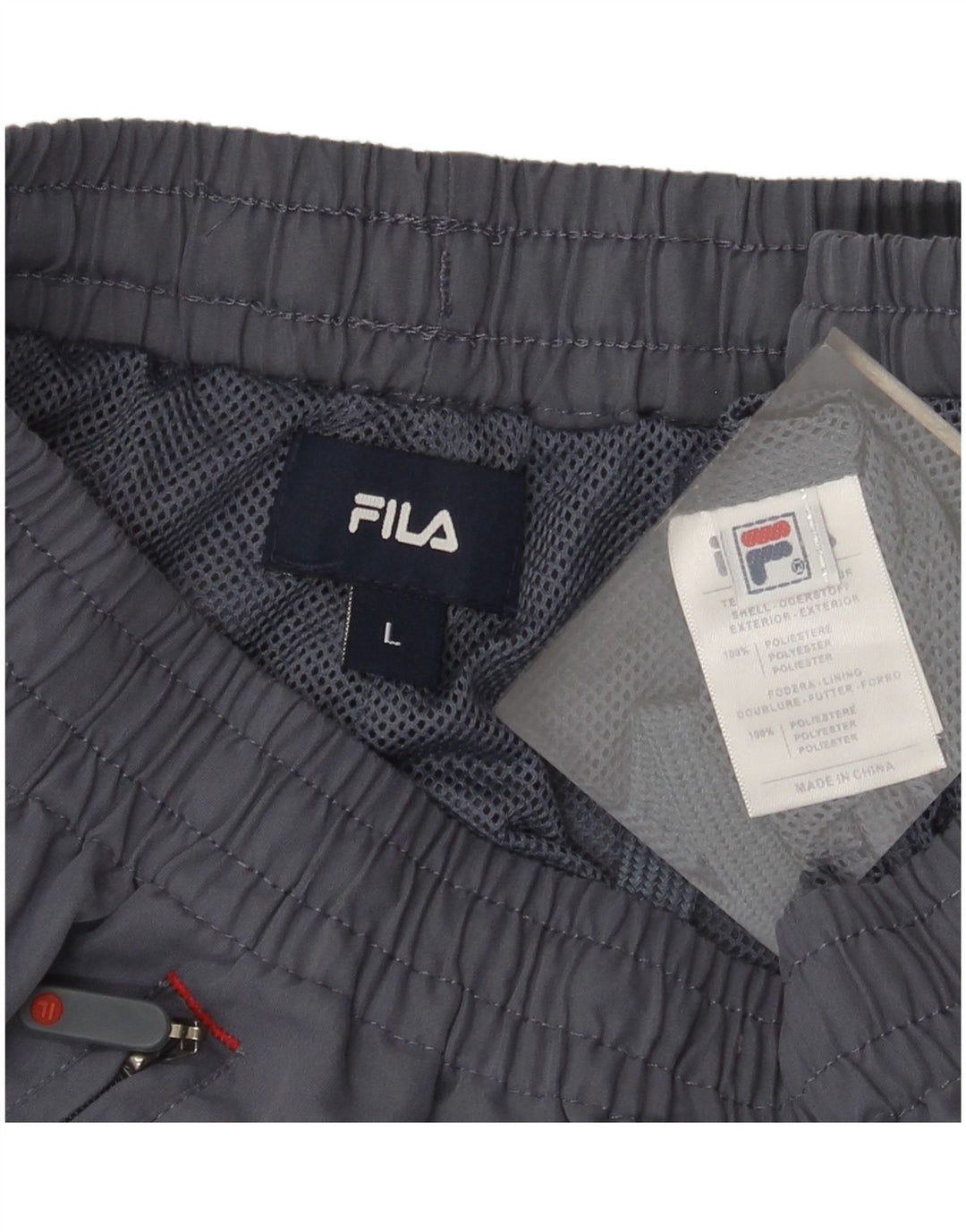 Fila Herre grafisk træningsdragt Bukser Joggers Large Blue Polyester