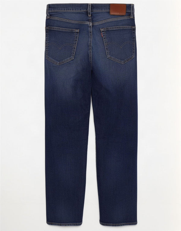 Levi's Mens Straight Jeans W31 L30 Navy Blue Cotton