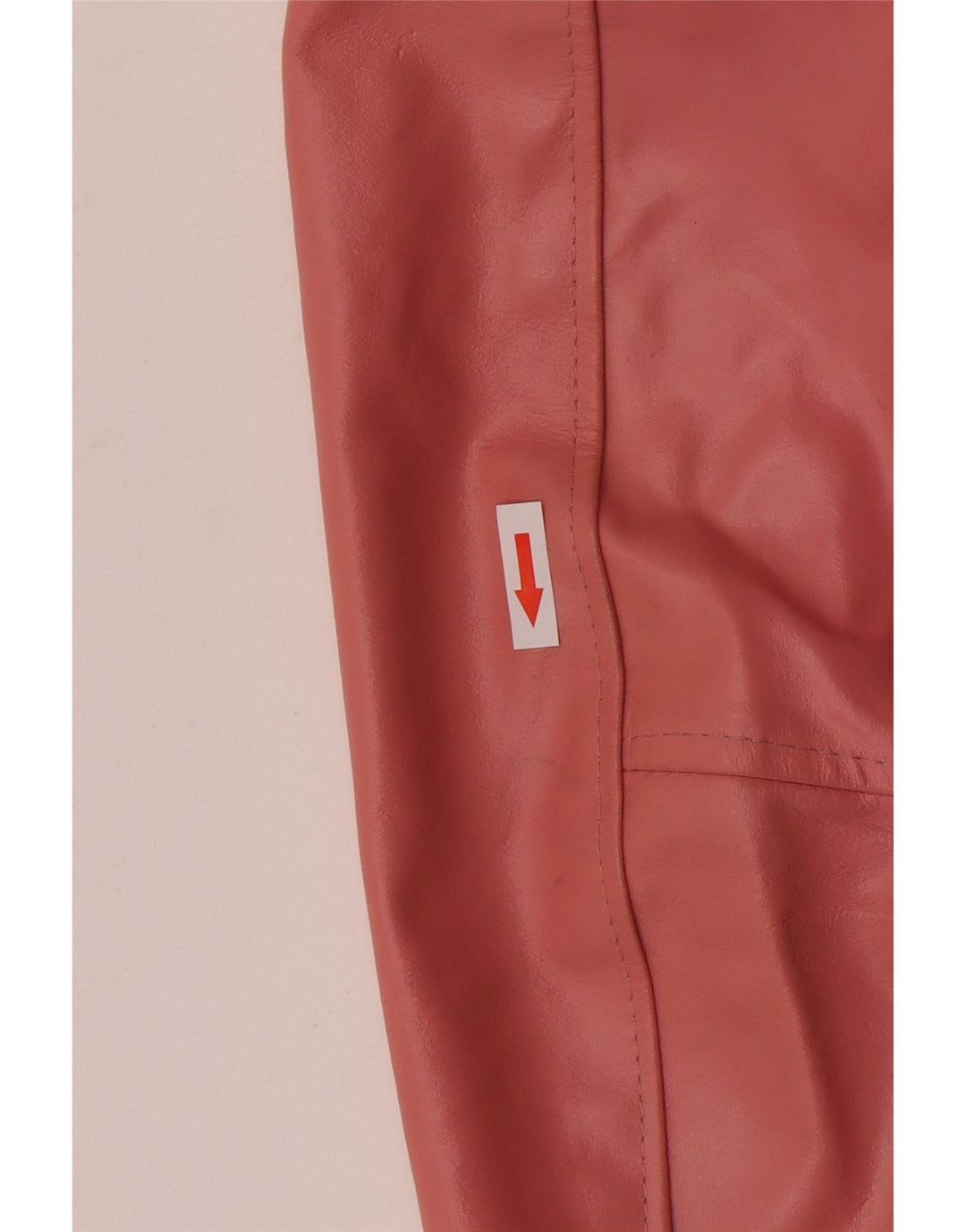 Vintage læderjakke til kvinder UK 14 Large Pink