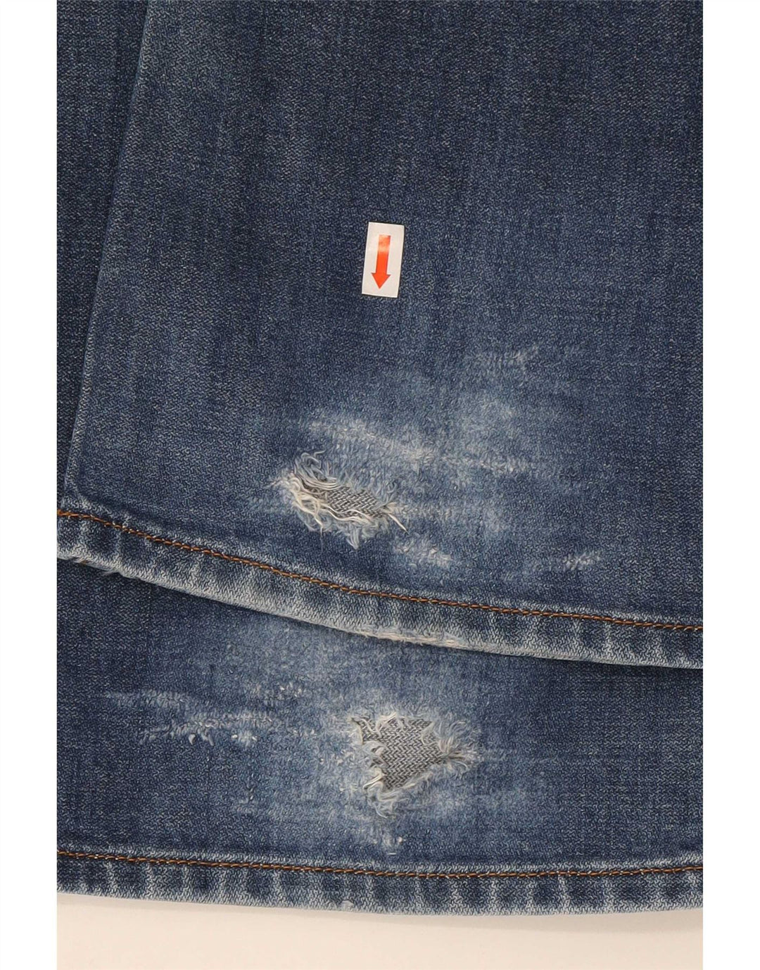 Diesel Dame Bootcut Jeans W27 L33 Blå Bomuld