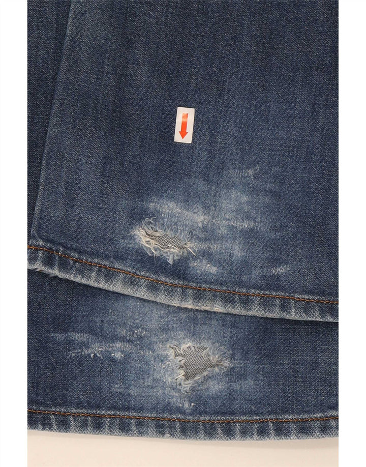 Diesel Dame Bootcut Jeans W27 L33 Blå Bomuld