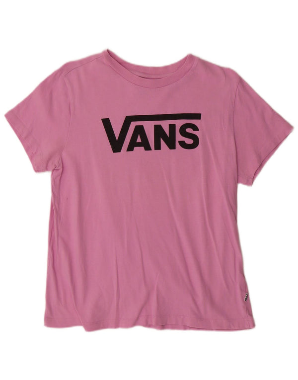 VANS Piger Grafisk T-Shirt Top 12-13 År Large Pink