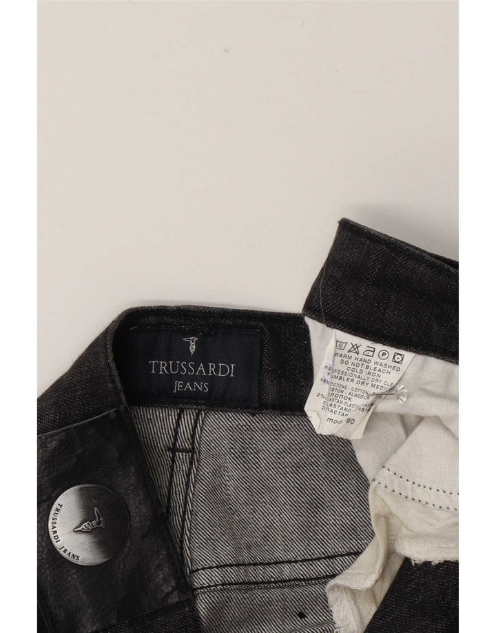 Trussardi Straight Jeans til mænd W34 L33 Grå bomuld