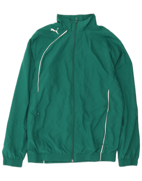 Puma Træningsdragt Topjakke til drenge 15-16 år Grøn Polyester